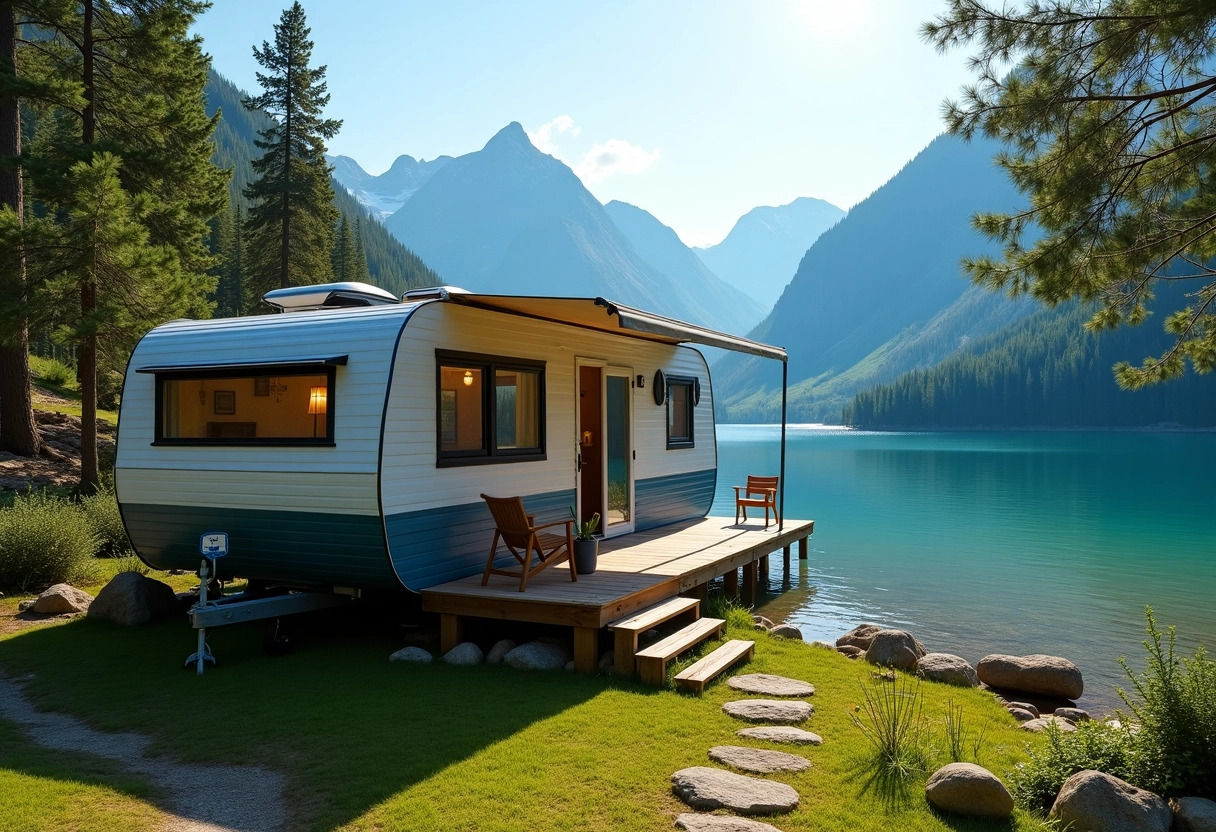 mobil-home camping