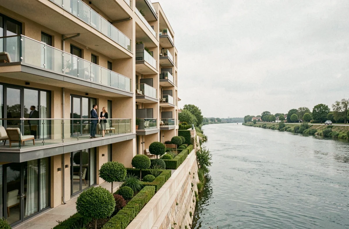 Résidence haut de gamme Bouygues Immobilier avec vue sur les bords de Marne